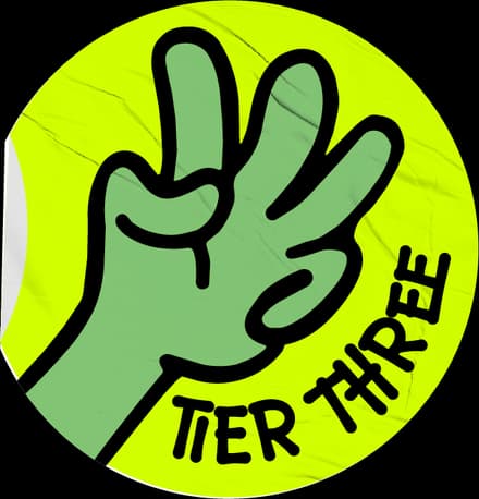 Tier Three badge